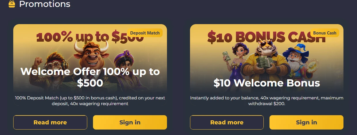 Bonuses